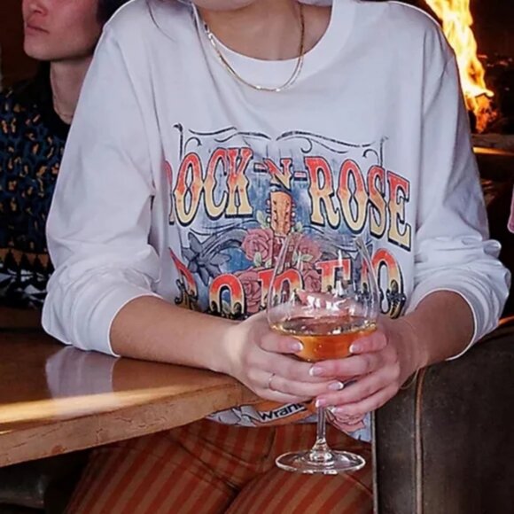 Wrangler Wanderer 622 High Rise Flare Jeans Goldie Orange Brown Stripe - Picture 5 of 9